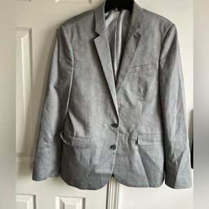 Men's Express Gray Blazer 40R